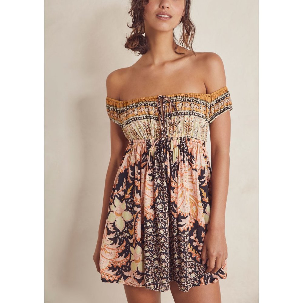 FREE PEOPLE Bali Mariposa Slip / Black Combo